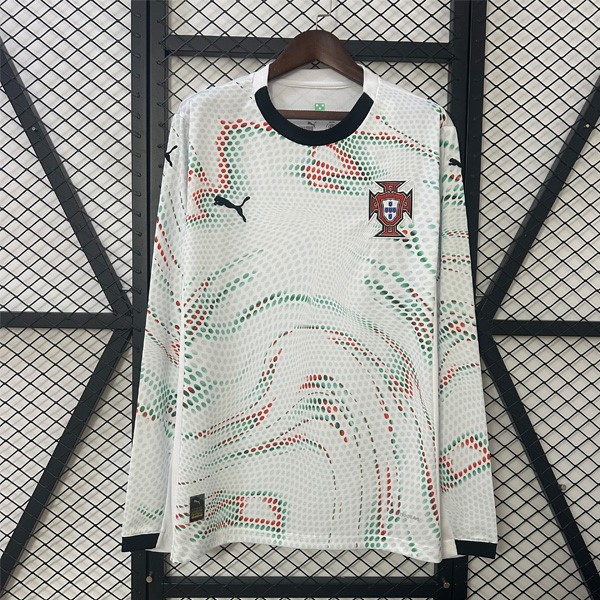 Tailandia Camiseta Portugal Replica Segunda Ropa ML 2025